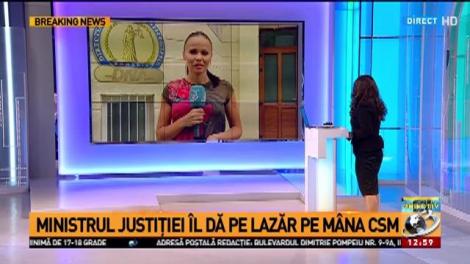 Ministrul Justiției îl dă procurorul general pe mâna CSM. Augustin Lazăr, acuzat că o apără pe șefa DNA