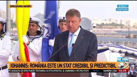 Iohannis, de Ziua Marinei: Sunt impresionat să văd câți oameni sunt aici. Armata va avea tehnică modernă