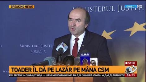 Tudorel Toader, întâlnire cu procurorul general Augustin Lazăr. Ce nemulțumiri are ministrul Justiției