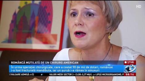 Româncă mutilată de un chirurg american