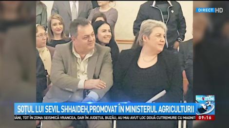 Soţul vicepremierului Sevil Shhaideh, promovat în Ministerul Agriculturii