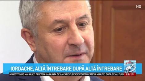 Răspunsul lui Florin Iordache, întrebat despre porecla „altă întrebare”