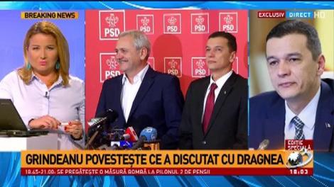 Sorin Grindeanu, detalii despre &icirc;nt&acirc;lnirea cu Liviu Dragnea