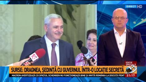 Surse: Dragnea, ședință cu Guvernul într-o locație secretă