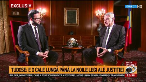 Tudose: E o cale lungă p&acirc;nă la noile legi ale Justiției
