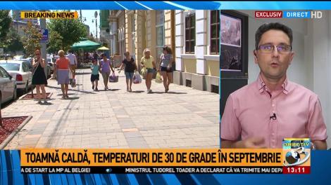 Cum va fi vremea &icirc;n această toamnă