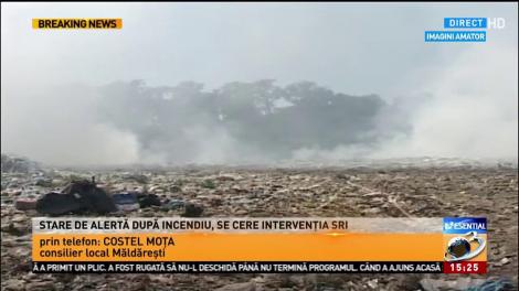 Stare de alertă la Vâlcea, după un incendiu: Se cere intervenția SRI. Mii de oameni, în pericol