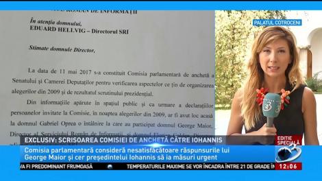Comisia de anchetă i-a scris lui Iohannis. Se cer măsuri împotriva lui George Maior - DOCUMENT