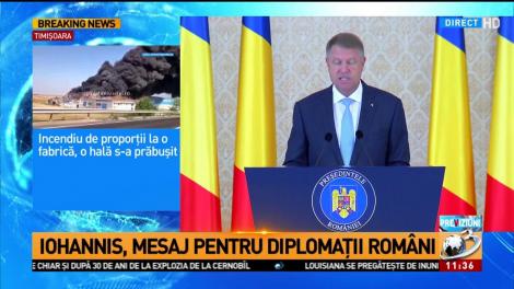 Klaus Iohannis, mesaj pentru diplomații români