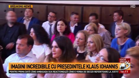 Imagini incredibile cu președintele Klaus Iohannis