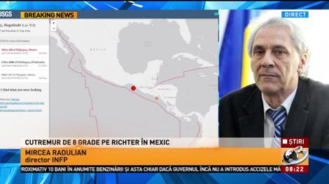 Cutremur de 8 grade în Mexic! Mai multe alerte de tsunami au fost emise