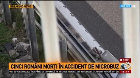 Tragedie &icirc;n Austria! Cinci rom&acirc;ni au murit &icirc;ntr-un accident de microbuz
