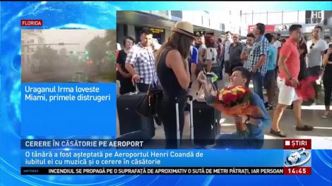 Cerere în căsătorie pe aeroport