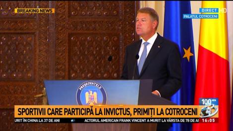 Delegația României la competiția ”Invictus Games Toronto 2017”, primită de Klaus Iohannis la Cotroceni