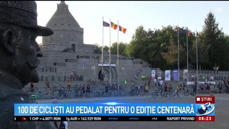 Peste 100 de bicicliști au pedalat pentru o ediție centenară