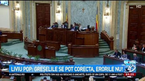 Ministrul Educaţiei se face de râs din nou. Ce a spus Liviu Pop în plenul Senatului