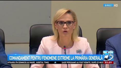 Comandament pentru fenomene extreme la Primăria Generală