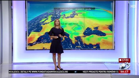 Prognoza meteo pentru următoarelele trei zile