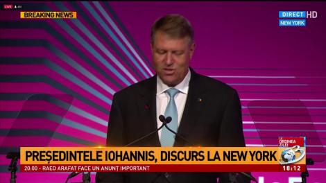 Anunț important făcut de Klaus Iohannis la New York