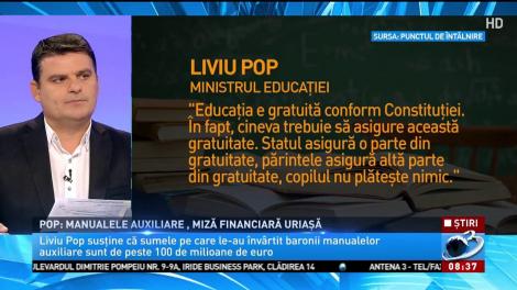 Acuzații extrem de grave ale ministrului Educaţiei: Baronii manualelor au învârtit peste 100 de milioane de euro