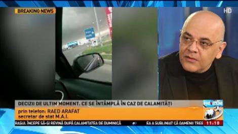 Decizii de ultim moment ale Guvernului. Ce se întâmplă în caz de calamități. Raed Arafat vorbește despre sistemul de avertizare a populației în situații de urgență