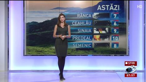 Prognoza meteo pentru următoarelele trei zile