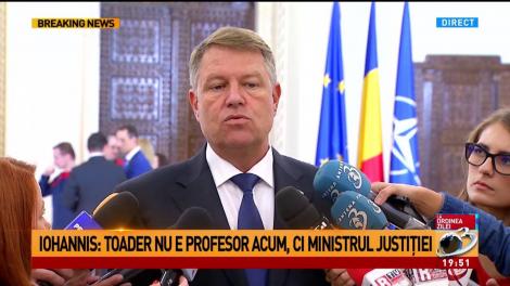 Klaus Iohannis, despre scandalurile din Justiție: E nevoie de o implicare civică maximă