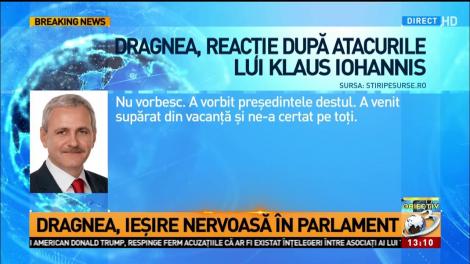 Liviu Dragnea, prima reacție după atacul lui Klaus Iohannis