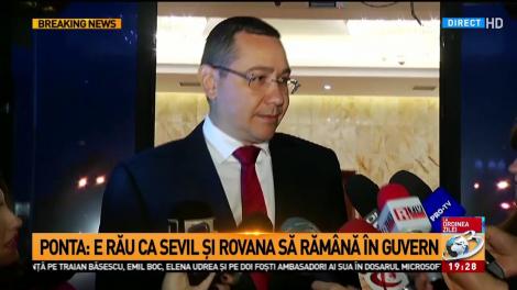 Victor Ponta: Rovana Plumb e martor &icirc;n dosarul Belina. Voi vota &icirc;mpotriva cererii DNA