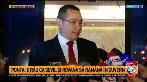 Victor Ponta: Rovana Plumb e martor în dosarul Belina. Voi vota împotriva cererii DNA