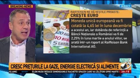 Estimări legate de creșterea EURO în următoarele luni