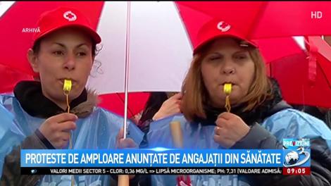 Proteste de amploare anunțate de angajații din Sănătate