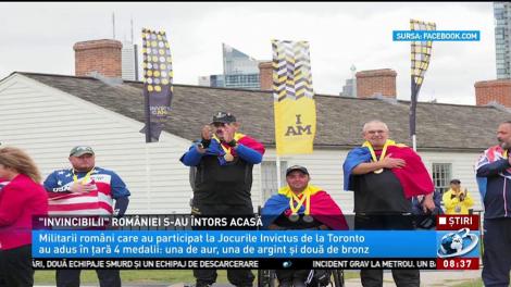 Patru medalii aduse de militarii români de la Jocurile Invictus