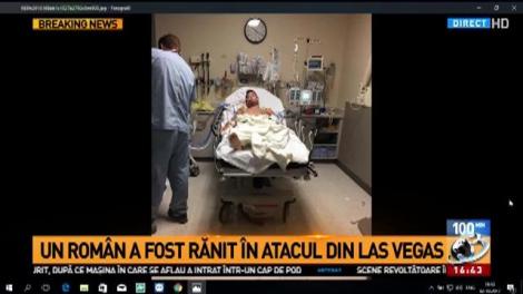 Rom&acirc;n rănit &icirc;n atacul din Las Vegas