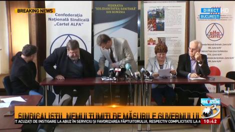 Sindicaliștii amenință cu proteste de amploare. Oamenii se strâng miercuri, în fața Guvernului