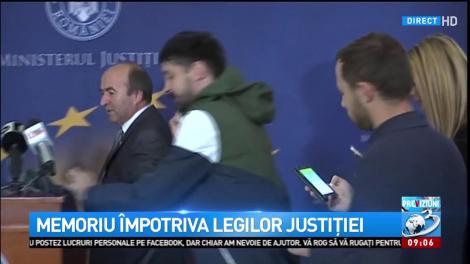 Memoriu împotriva legilor Justiției