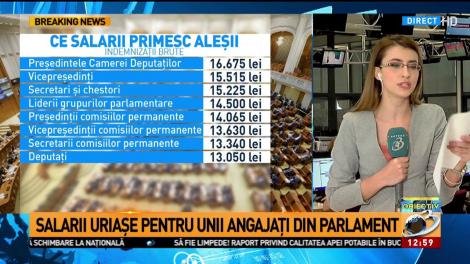 Salarii uriașe pentru unii angajați din Parlament. Secretarul general câștigă mai mult decât Iohannis