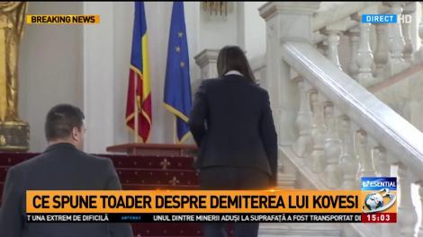 Ce spune ministrul Toader despre demiterea lui Kovesi