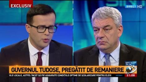 Mihai Tudose anunță o ”miniremaniere”