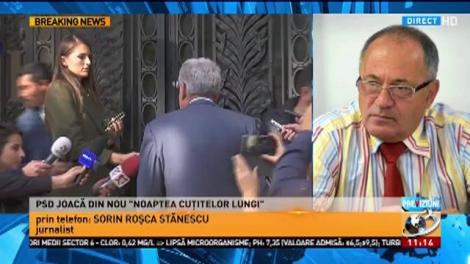 Sorin Roșca Stănescu: „Nu întâmplător vârful de atac este doamna Shhaideh, pentru că acum are loc o tentativă de a schimba polii de putere în PSD”