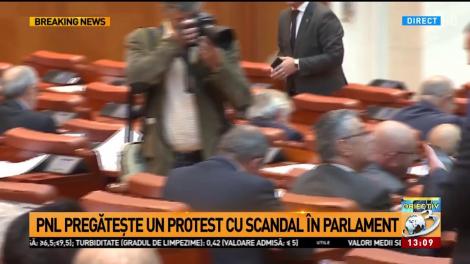 PNL pregătește un protest cu scandal în Parlament