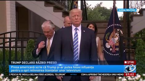 Donald Trump declară război presei americane