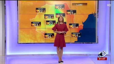 Prognoza meteo pentru zilele următoare! Temperaturi de 27 de grade, la mijlocul toamnei