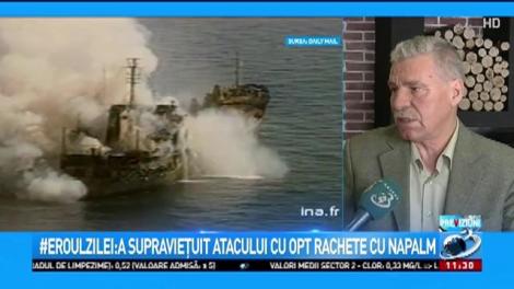 Mecanicul care a supravieţuit atacului cu opt rachete cu napalm. Dimitrache Delicote a salvat nava românească “Fundulea” cu preţul vieţii: "După cinci minute curgea metal topit. Nu pot uita zgomotul morţii"