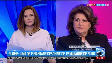 România a atras 933 de milioane de euro în 2017, în mandatul Rovanei Plumb