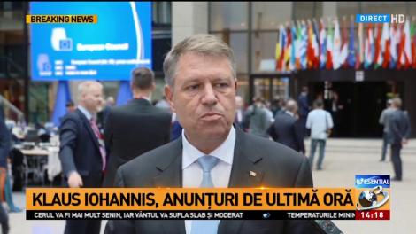 Președintele Iohannis, declarații de la Bruxelles: Calendarul Brexit nu se mai respectă