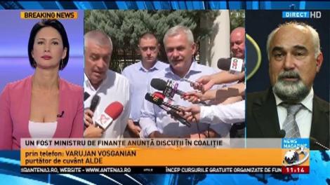 ALDE cere socoteală PSD în privința taxei de solidaritate. Vosganian: Urmează o ședință