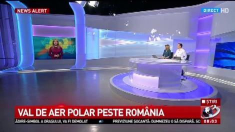 Val de aer polar peste România. Temperaturile vor scădea cu 20 de grade