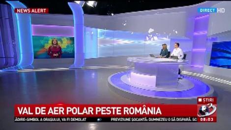 Val de aer polar peste România. Temperaturile vor scădea cu 20 de grade