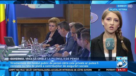 Guvernul vrea să umble la pilonul II de pensii